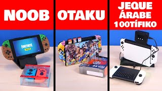 el NINTENDO SWITCH 👉 NOOB vs OTAKU vs JEQUE ÁRABE 100TÍFIKO