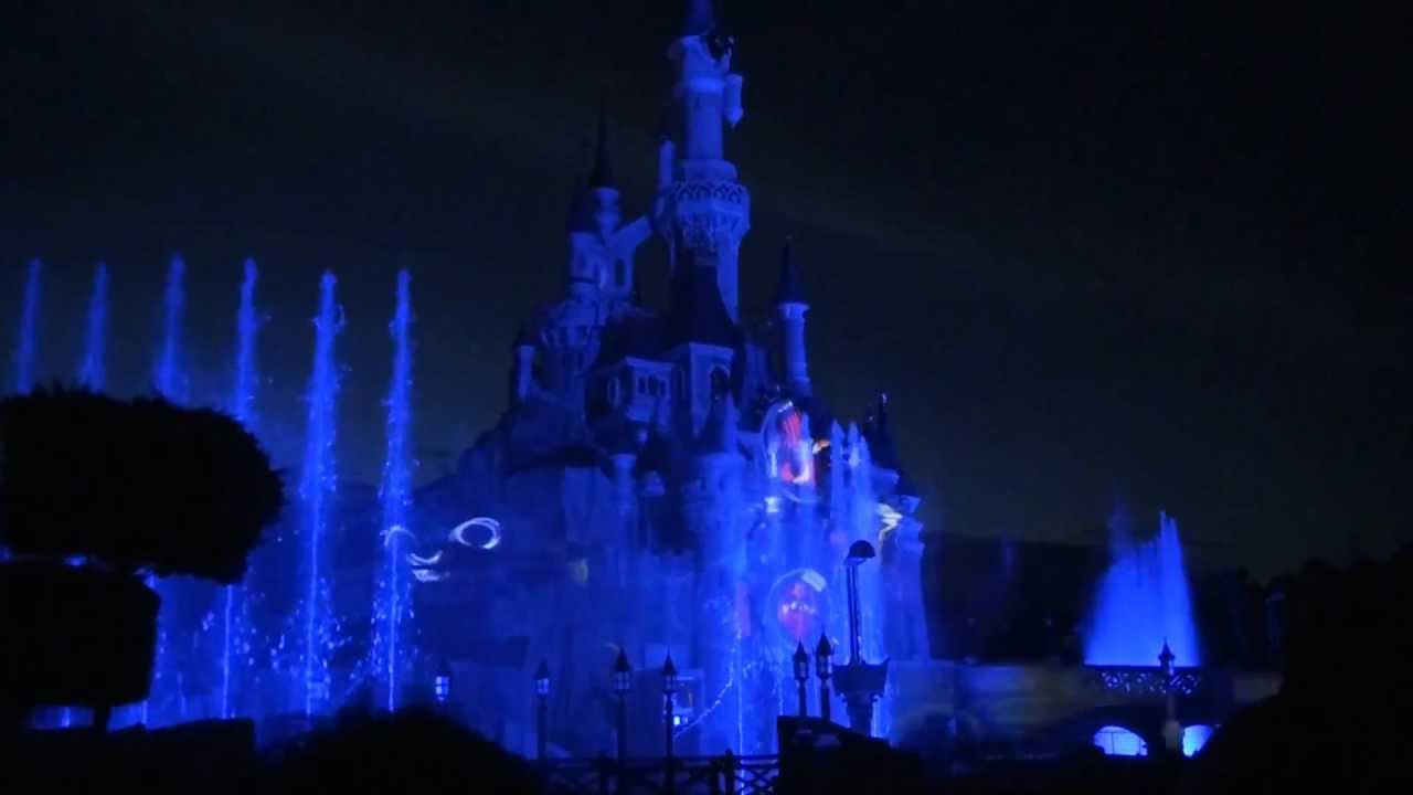 Disney Dreams Night Time Castle Show Disneyland Paris France 