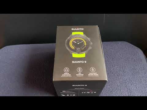 Мой Unboxing Suunto 9 G1 lime Мой Unboxing Suunto 9 G1 lime