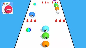 Ball Run 2048 Real Merge ! All Levels Gameplay (514-529) android,ios