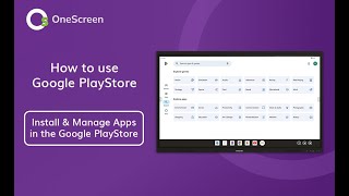 Install and Manage Apps in the OneScreen App Store - T7 Training screenshot 5