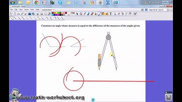 Geometry - Constructions - Angle constructions - Medium