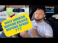 Why check rearview mirror before braking and before increasing speed