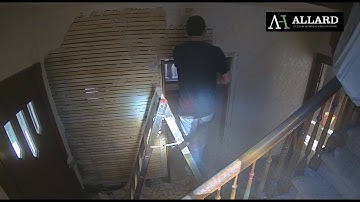Removal of lath and plaster
