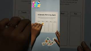 5 senses activity sheet for kids #kids #learningthroughactivities #learningactivities #school