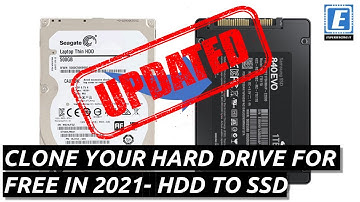 UPDATED - Clone your hard drive for free in 2021 - HDD to SSD - HD Clone X