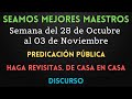 SEAMOS MEJORES MAESTROS ✅ SEMANA DEL 28 DE OCTUBRE AL 03 DE NOVIEMBRE