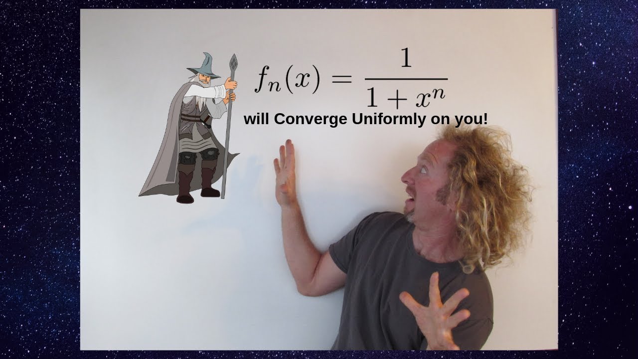 Proving a Sequence of Functions Converges Uniformly f_n(x) = 1/(1 + x^n) Advanced Calculus Proof