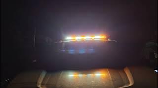 XRIDONSEN 37 inch 104 LED Roof Top Strobe Lights for Work Truck #automotive #trucks #emergency