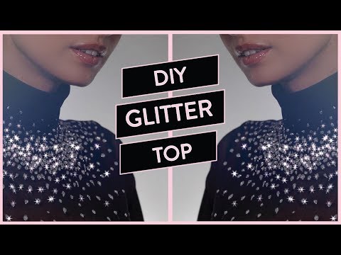 Do It Do yourself Glitter Top -  Inspired by Lirika Matoshi&rsquo;s