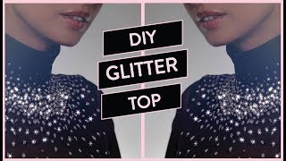 Do It Do yourself Glitter Top -  Inspired by Lirika Matoshi's