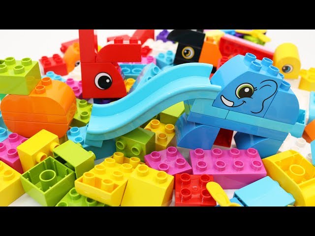 Lego Duplo Building Blocks How to make Animals and Fruits 