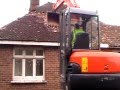 Hitachi Zaxis 50 House Demolition