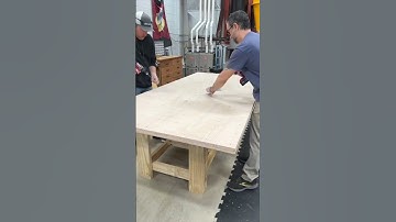 Making a nice BIG assembly table! | #shorts