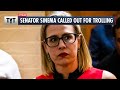 Sinema Trolls Reporters When Asked About Real Americans