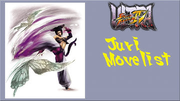 Ultra Street Fighter IV - Juri Move List