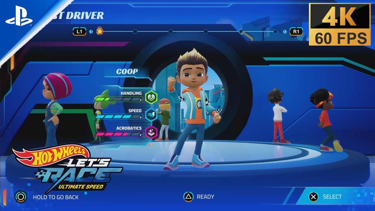 Hot Wheels Let's Race Ultimate Speed ​​2026, геймплей на PS5 в разрешении 4K.