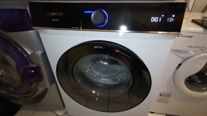 Siemens WG56 IQ700 powerSpeed washing machine - Unboxing, installation &  first wash cycle - YouTube