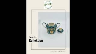 Vintage Porcelain Sugar Bowl, Creamer and Tray Set, Tea Coffee Serving