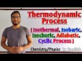 Thermodynamics Processes (Isothermal, Isobaric, Isochoric, Adiabatic & Cyclic).. @GTSCIENCETUTORIAL