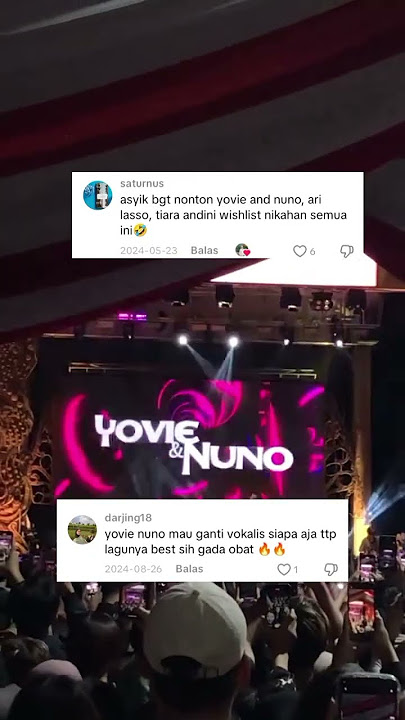 Yovie&Nuno wish list nikahan mimin juga😂 Sc:Tiktok/onendann #kritikmusik