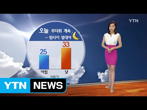 [날씨] 오늘도 전국 찜통더위...대기불안정 곳곳 소나기 / YTN (Yes! Top News)