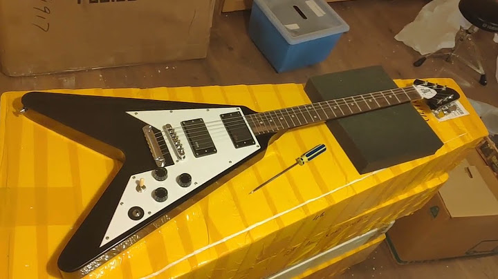 Обзор сборки китайской реплики Gibson Flying-v черная