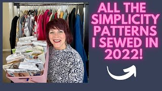 All the Simplicity Patterns I Sewed in 2022!