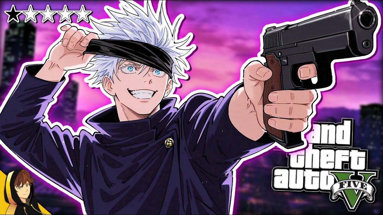 Adding SATORU GOJO to GTA 5… The MOST CHOATIC FUN I've HAD!!