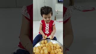 ચાલો દહીંવડા ખાવા?| baby making recipe | Dhyana Variya baby acting dahi recipe viral dailyvlog