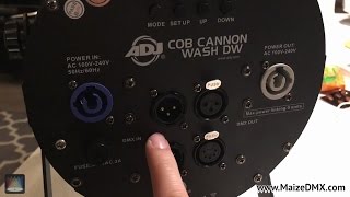 ADJ COB Cannon wash DW review