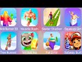 Subway Surf,Squeezy Girl,Skater Stacker,Muscle Rush,Blob Runner 3,Fat 2 Fit,Tree Runner,Tom Gold Run