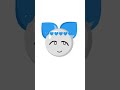 Blue Emoji Cat ⚪💙