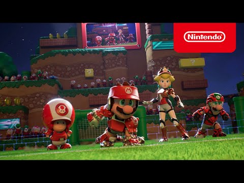 Riccardo Trevisani commenta una partita di Mario Strikers: Battle League Football (Nintendo Switch)