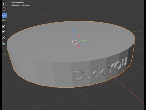 blender แปลว่า  New  การวาง Text บนวัตถุ ใน Blender (Text on Mesh in Blender)