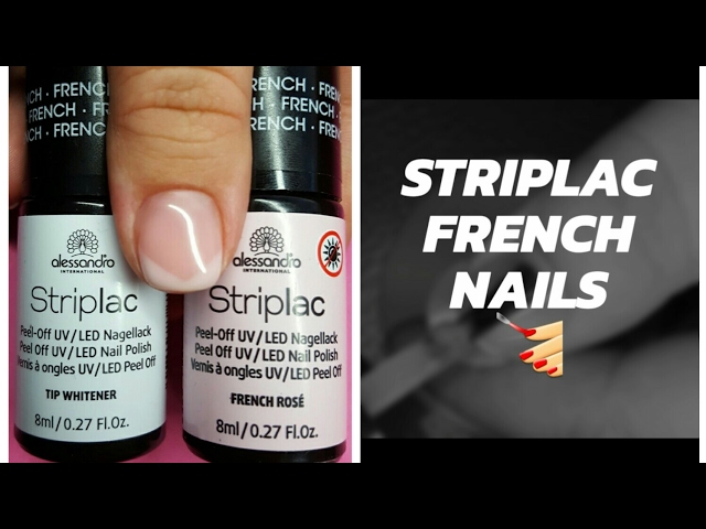 Alessandro Striplac 💅 French Nails mal anders... - YouTube
