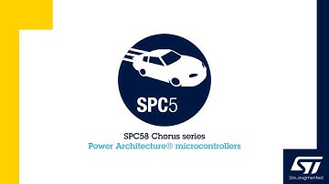 Developer resources for SPC58 Chorus automotive microcontrollers