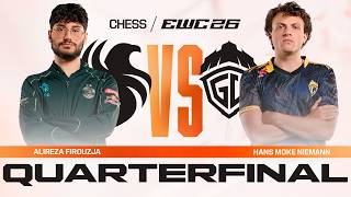 Alireza Firouzja vs Hans Moke Niemann | Chess at EWC 26 | Quarterfinal - VOD