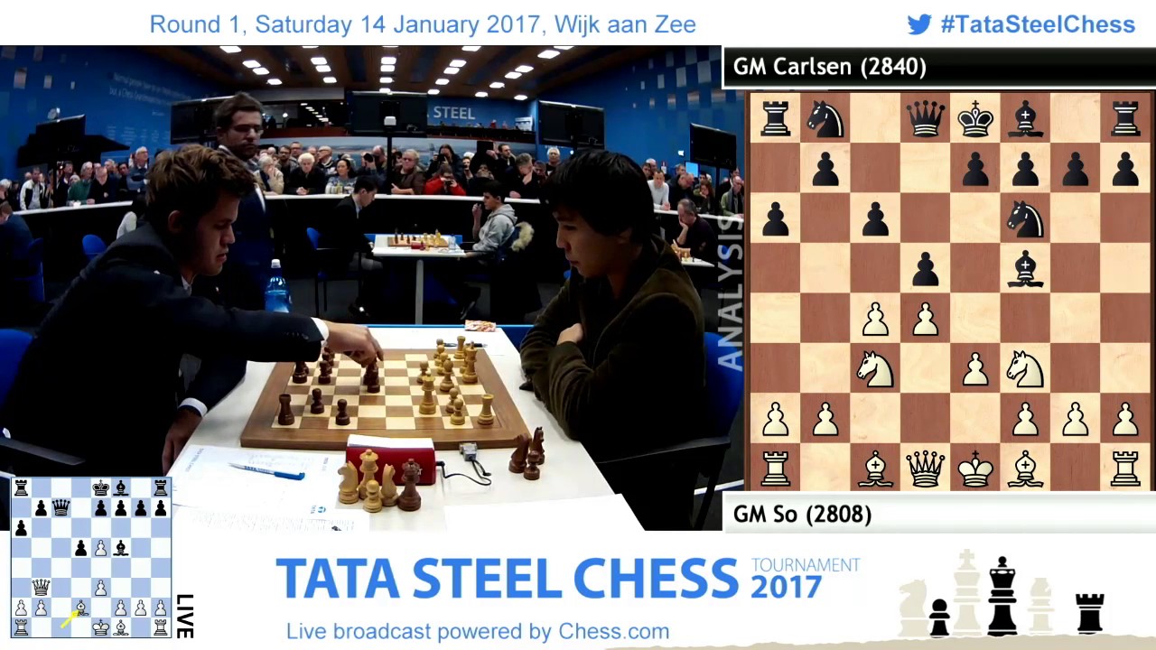 Round 1 - Live Commentary By Yasser Seirawan, 2017