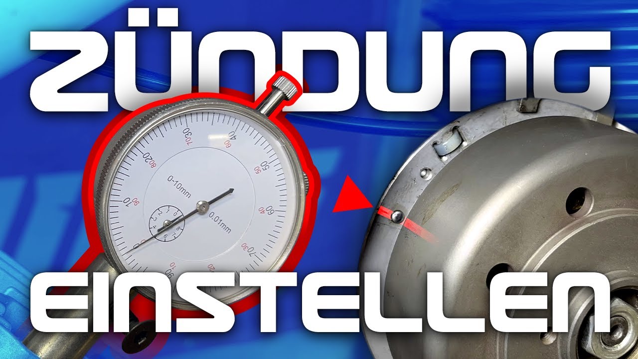 Zündzeitpunkt "ZZP" einstellen mit Zünduhr / Messuhr | Simson Zündung einstellen