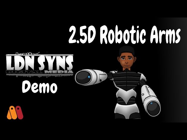 2.5D Robotic arms Demo Moho (Anime Studio)