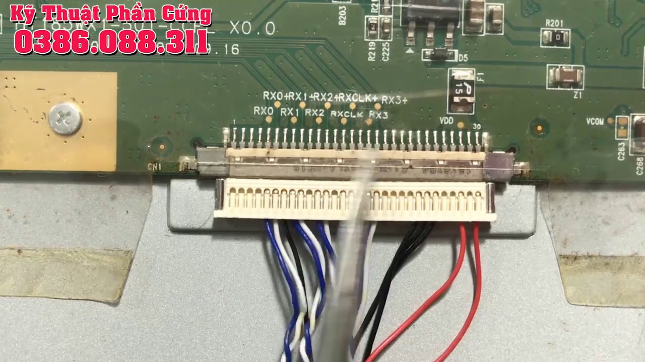 Cap LVDS 30 pin 5 c?p ngu?n ben ph?i 1ch 8bit 30p fix-30-d8 - YouTube