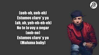 X Remix - Nicky Jam x J Balvin x Ozuna x Maluma (LETRA)