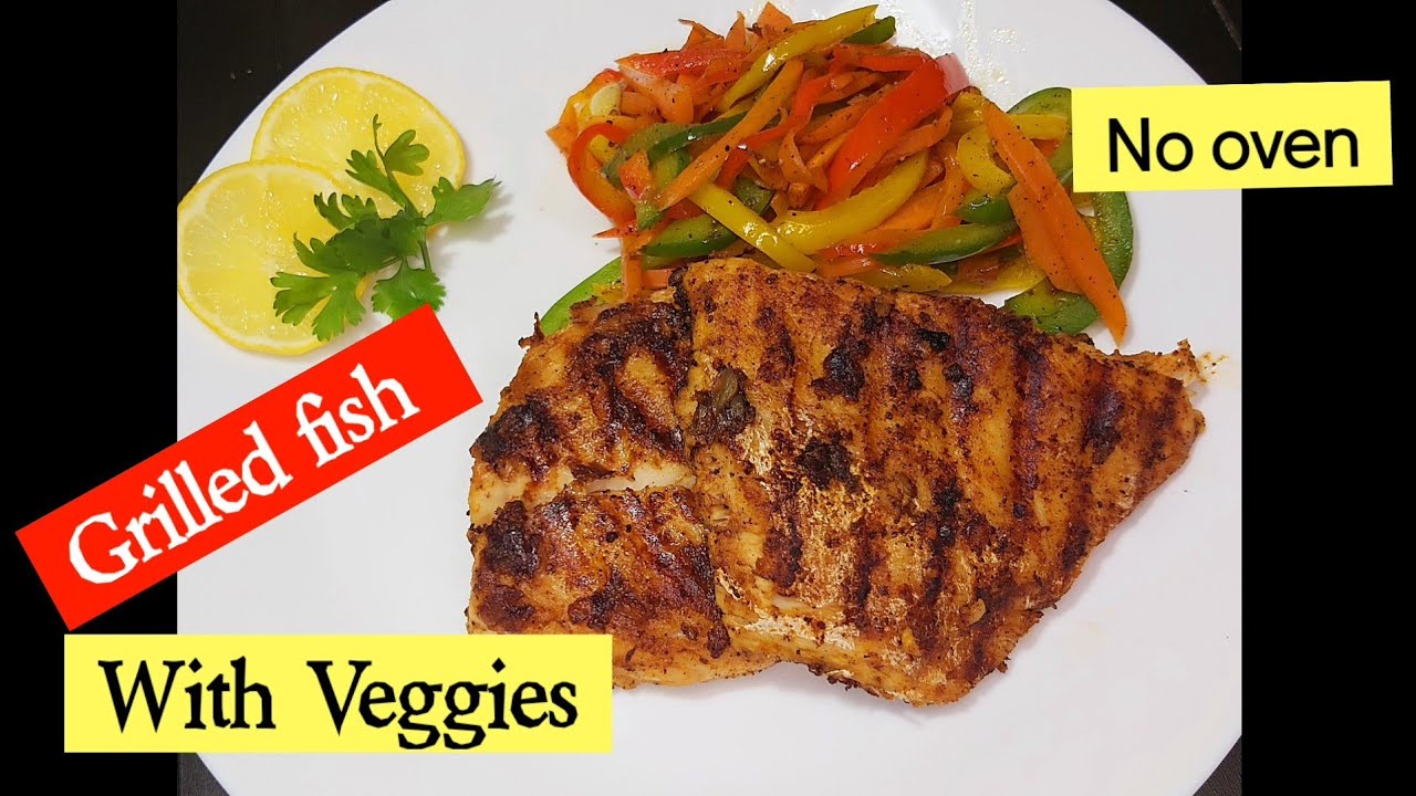 Grilled fish Pan Grilled Fish Grilled Fish without oven ഗ്രിൽഡ്