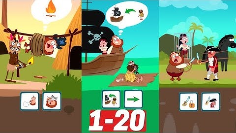Save Pirate Game App Gameplay Walkthrough Level 1-20 iOS, Android  Hack Secret