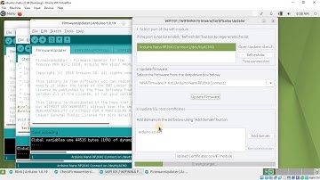 Upgrading Nano RP2040 Connect NINA-W102 module
