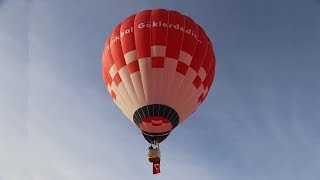 Yerli Üretim Sıcak Hava Balonu Kapadokya Semalarında