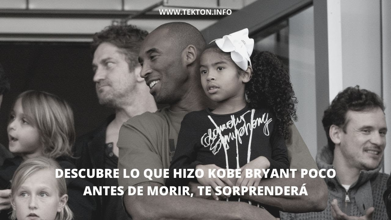 ⁣DESCUBRE LO QUE HIZO KOBE BRYANT POCO ANTES DE MORIR, TE SORPRENDERÁ