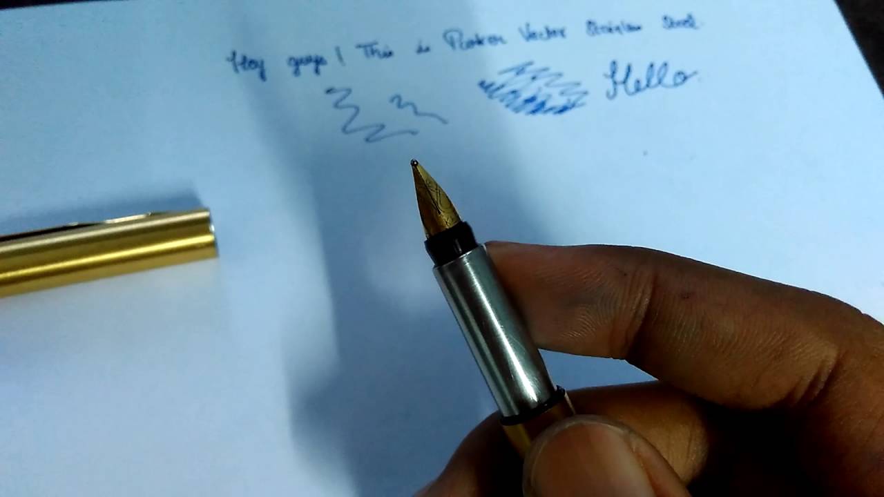 Review Parker Vector Metallix Gold Stainless Steel YouTube Review Parker Vector Metallix Gold Stainless Steel YouTube