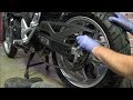 Honda NC750X Rear Wheel Removal